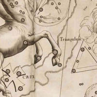 Изображение звезды Хадар в атласе Гевелия.